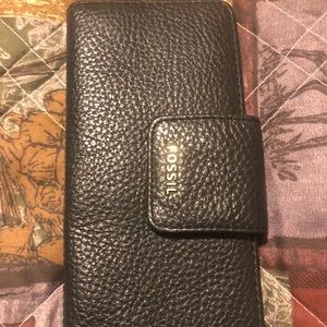 Fossil black wallet